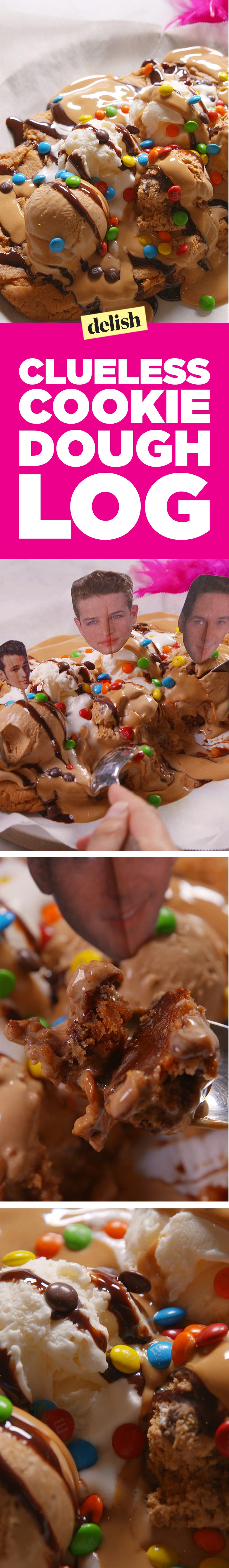 Clueless Cookie Dough Log Pinterest