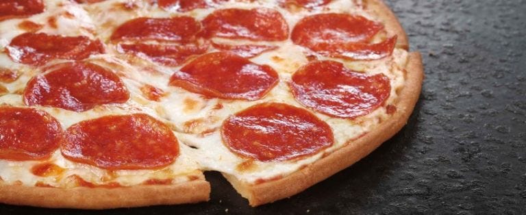 Food, Baked goods, Ingredient, Red, Cuisine, Pizza, Dish, Recipe, Fast food, Pepperoni, 