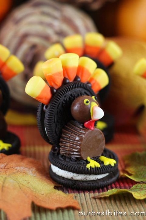 How to make thanksgiving oreo turkey cookies