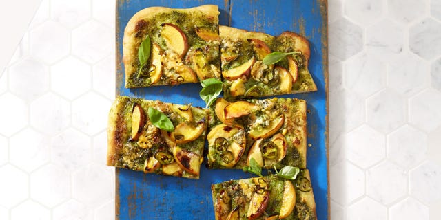 Nectarine & Jalapeño Pizza Recipe Nectarine & Jalapeño Pizza Recipe