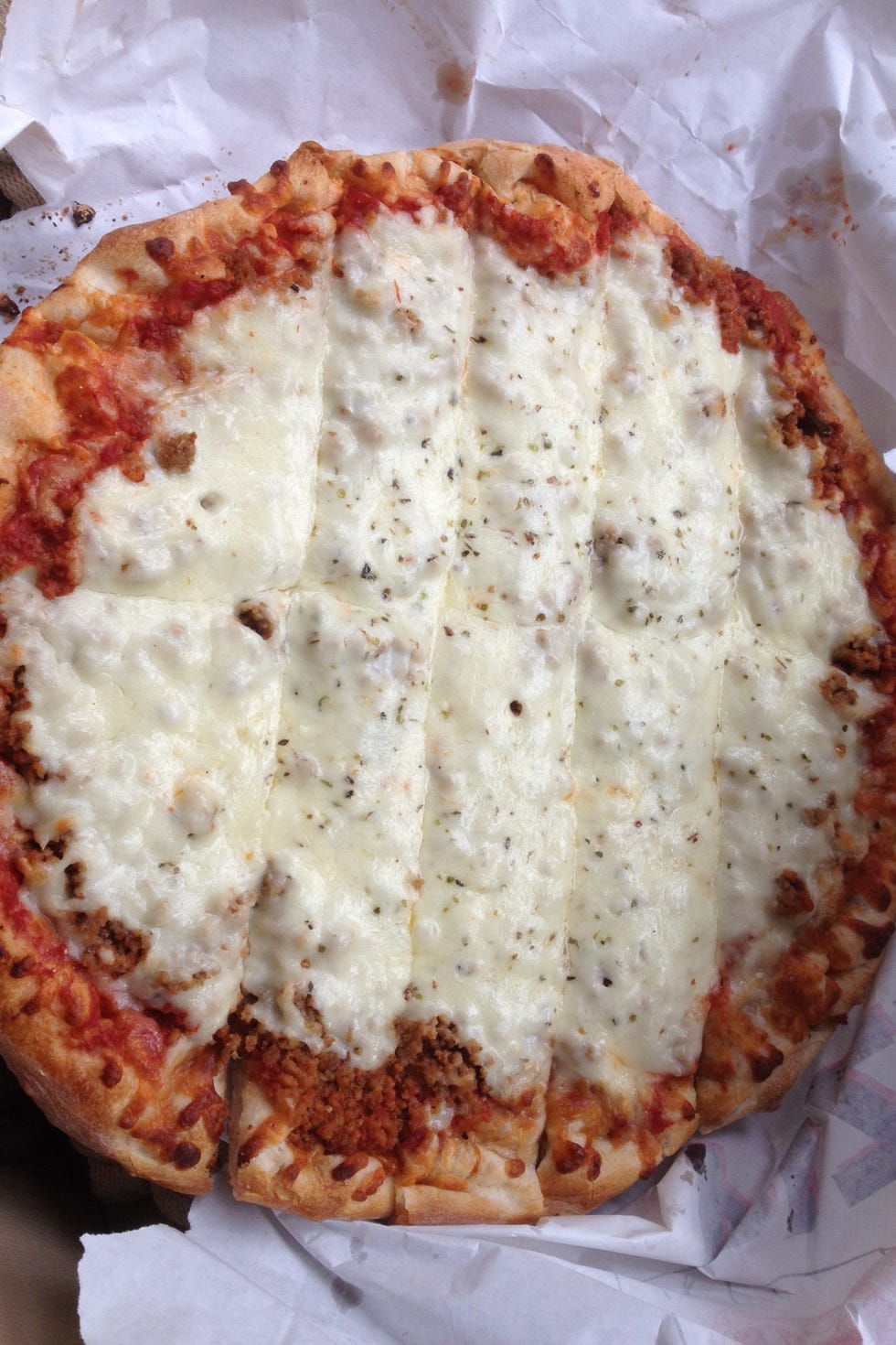 Pizza from Iowa