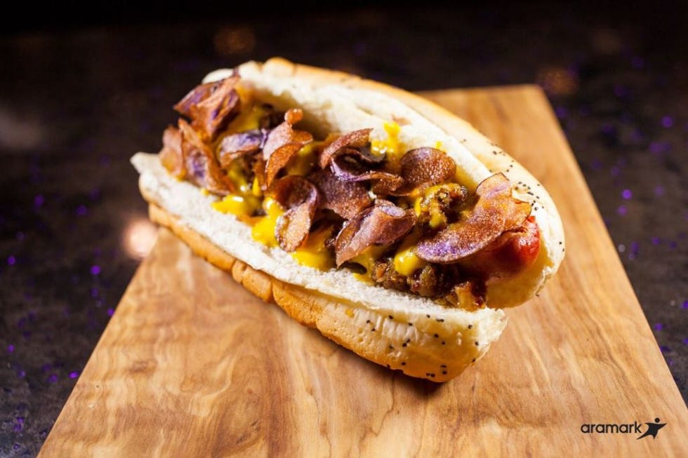Wood, Food, Ingredient, Finger food, Hot dog, Dish, Snack, Cuisine, Wood stain, Hot dog bun, 
