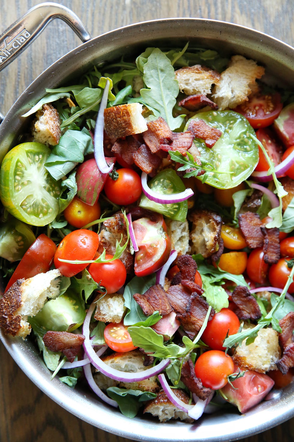 skillet blt panzanella recipe