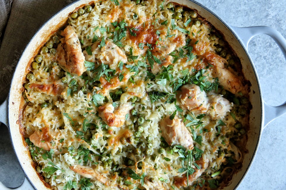 Cheesy Baked Chicken and Rice Recipe