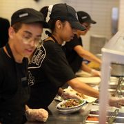 Chipotle workers