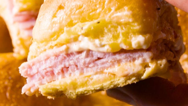 Video player poster image preview for Pimiento Cheese Sliders