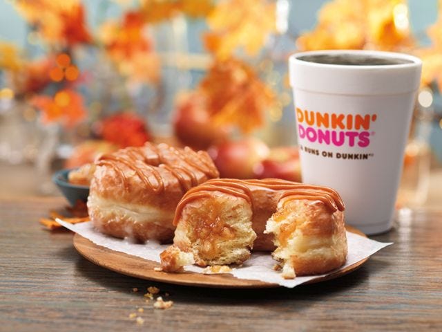 Dunkin' Caramel Apple Croissant Donut
