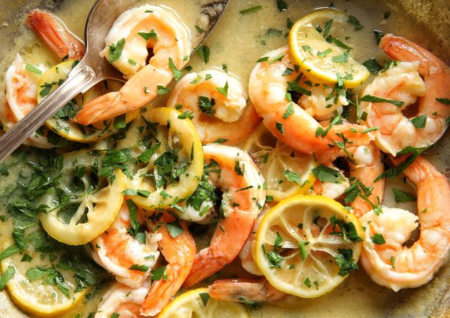 Best Lemon Shrimp with Garlicky Rice Recipe - Delish.com
