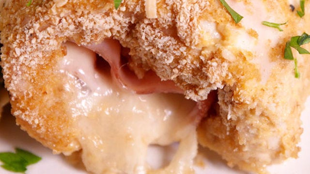 preview for Chicken Cordon Bleu Roll-Ups