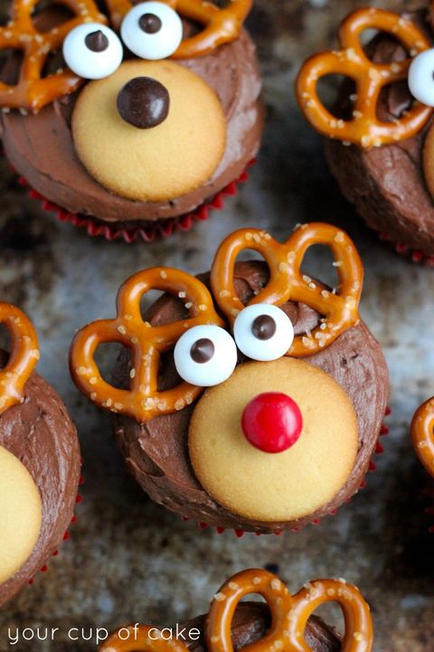 10+ Best Reindeer Cupcakes and Cookies Recipes - How to Make Reindeer ...