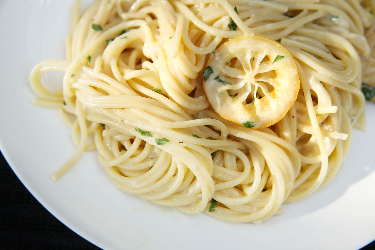 Three-Cheese Lemon Spaghetti Recipe