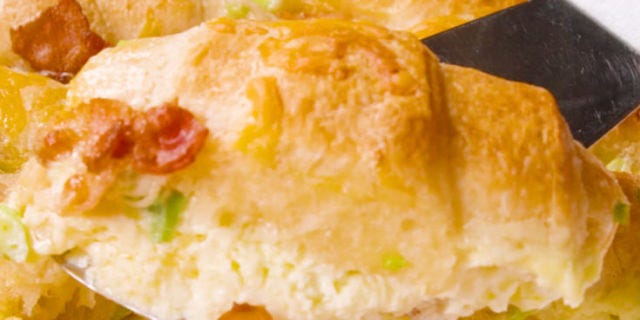 Breakfast Crescent Casserole