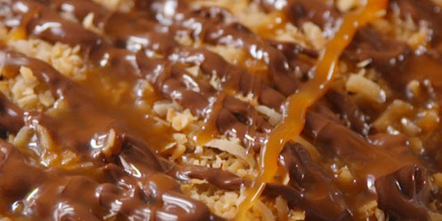 Samoa Poke Cake