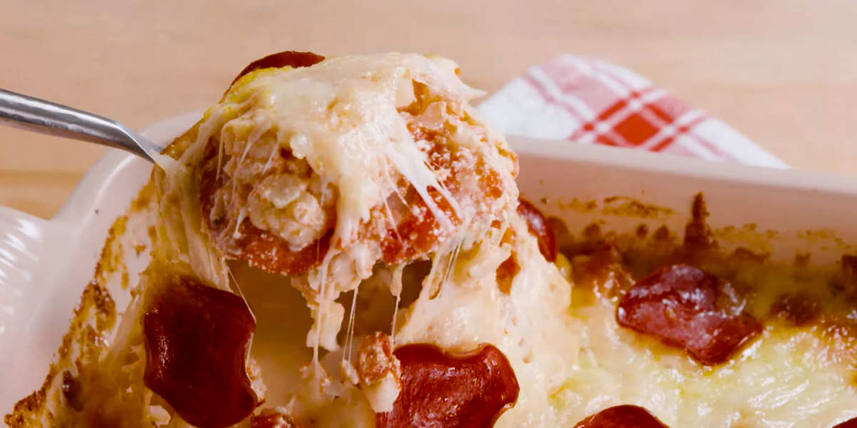 Pizza Cauliflower Casserole