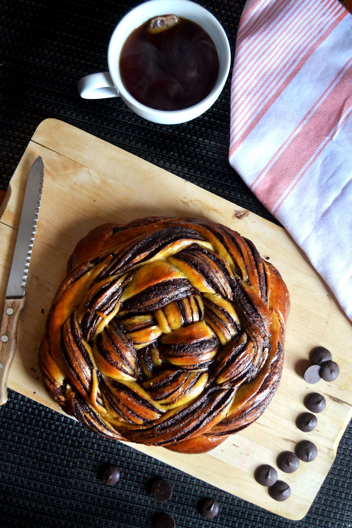 chocolate orange challah