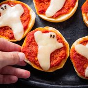ghost pizza bagels