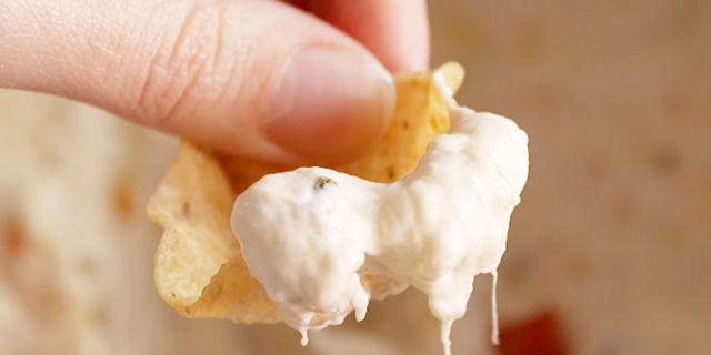 Slow Cooker Chicken Enchilada Queso Dip