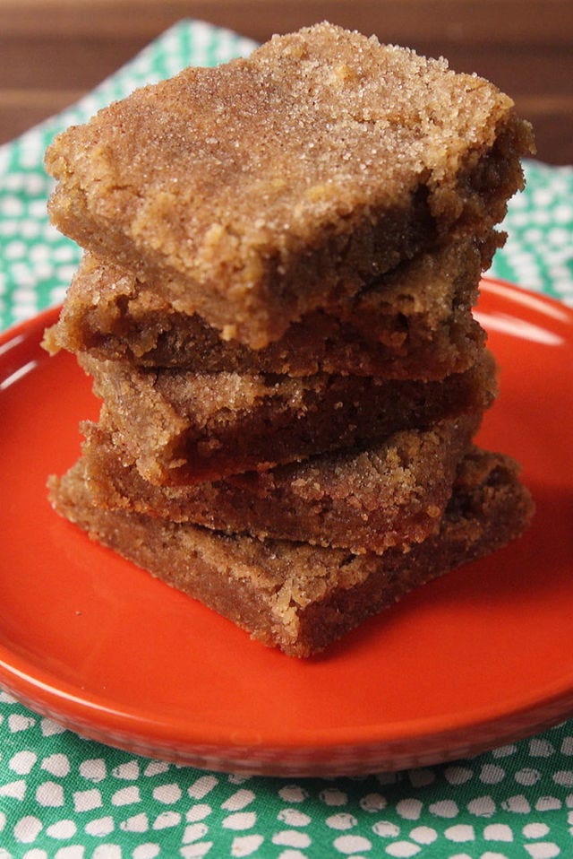 Snickerdoodle-Blondies