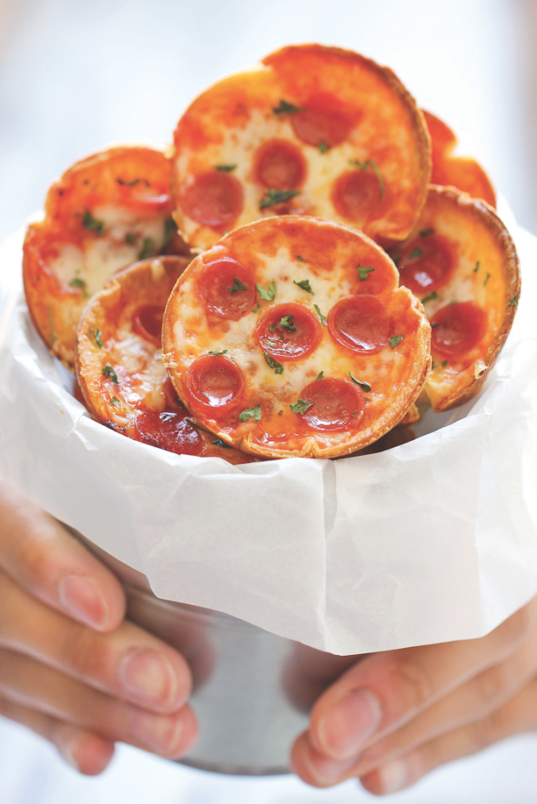 Mini Deep-Dish Pizzas