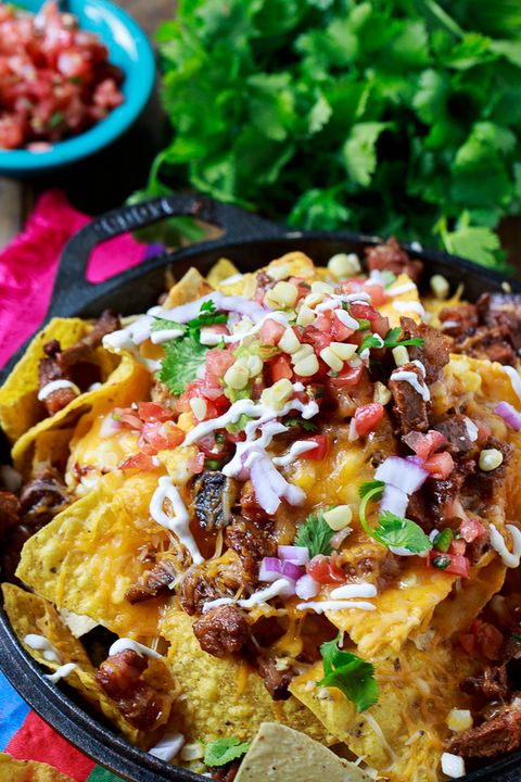 Dish, Food, Cuisine, Nachos, Ingredient, Tortilla chip, Frito pie, Comfort food, Recipe, Produce, 