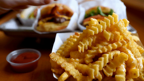 Yellow, Food, Cuisine, Fried food, Dish, Ketchup, Ingredient, Deep frying, Finger food, Cooking, 
