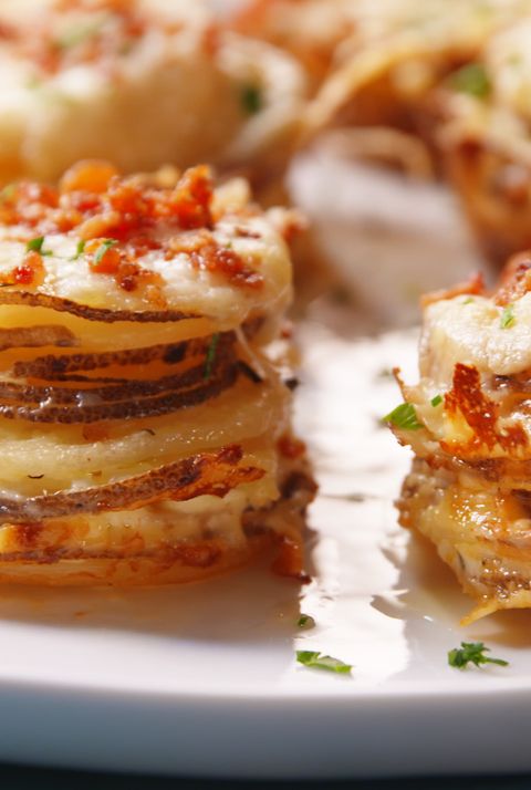 potato gratin stacks