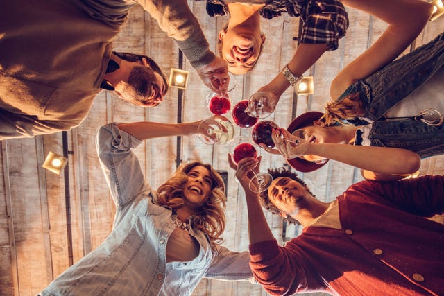 wine, cheers