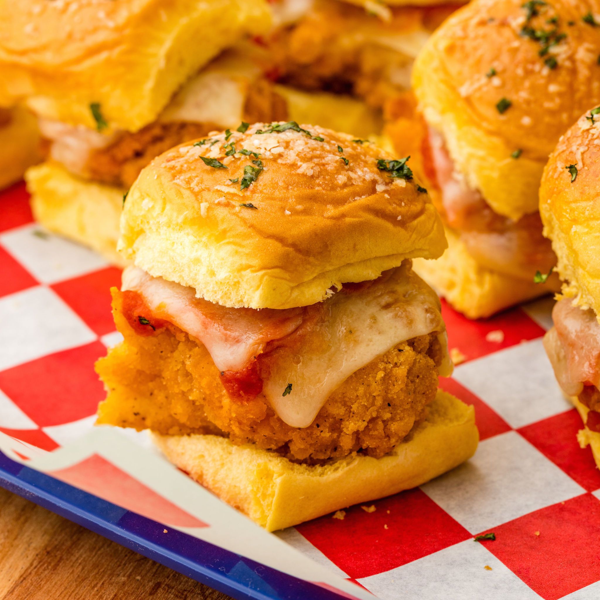 Bet You Can't Eat Just One Of These Chicken Parm Sliders