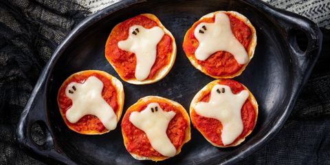 Pizza Ghost Bagels