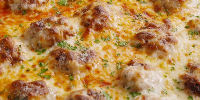 Chicken Parm Meatball Skillet