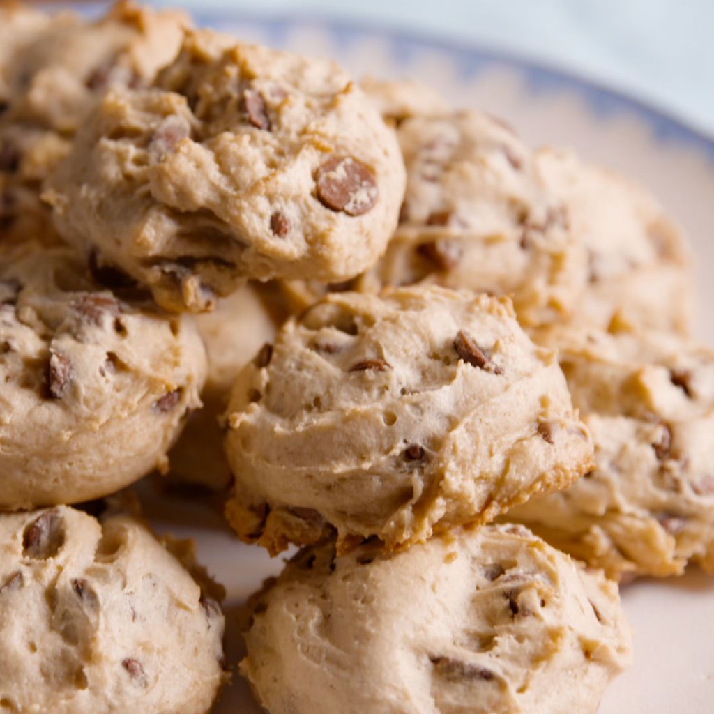 Cream Cheese Chocolate Chip Cookies - Bakes and Blunders