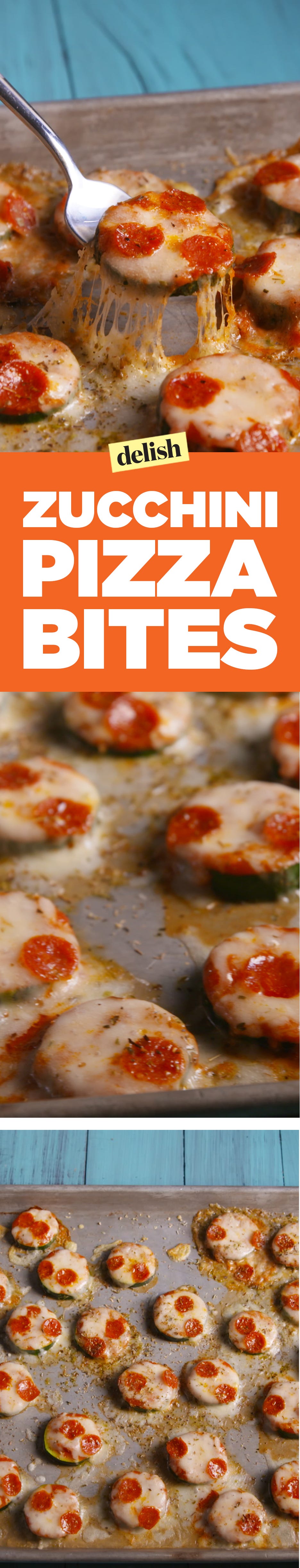 zucchini pizza bites pin