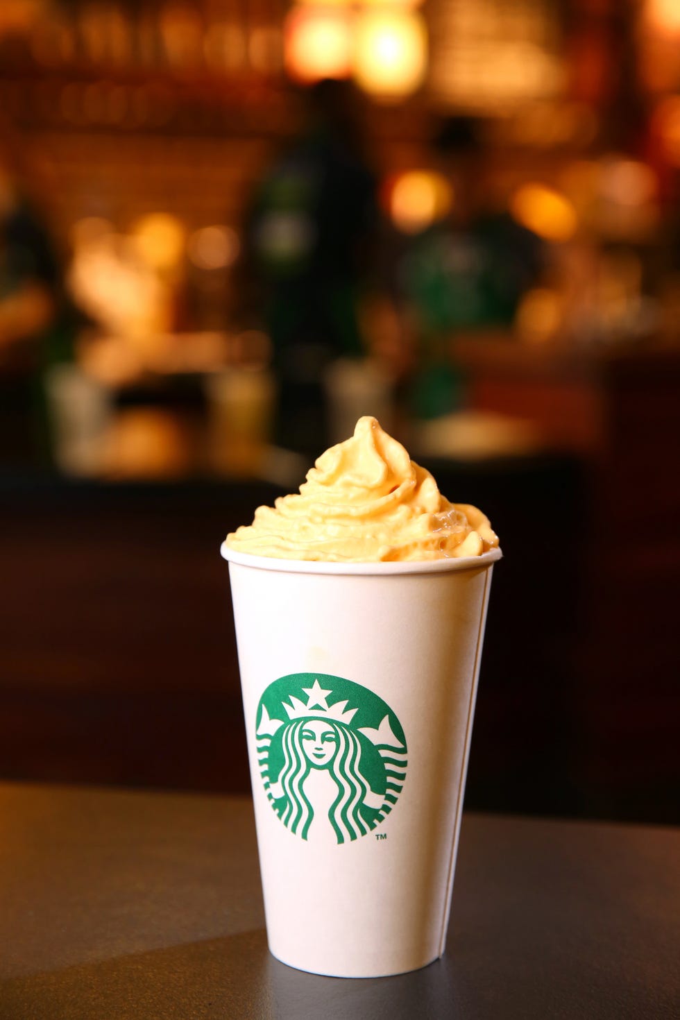 PSL with pumpkin spice whip