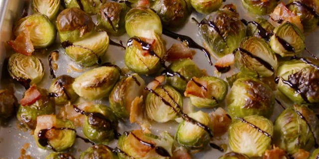 We Can't Get Enough Of These Bacon Balsamic Brussels Sprouts