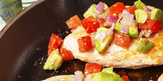 Chicken with Avocado Salsa