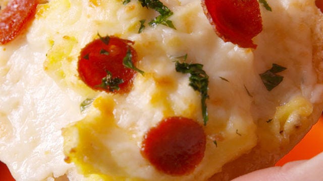 Video player poster image preview for Pizza for breakfast is actually legit when it comes on an english muffin.