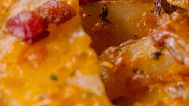 Video player poster image preview for Your Football Sunday NEEDS These Bacon Ranch Potato Wedges