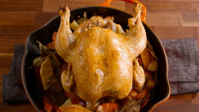 Skillet Roast Chicken