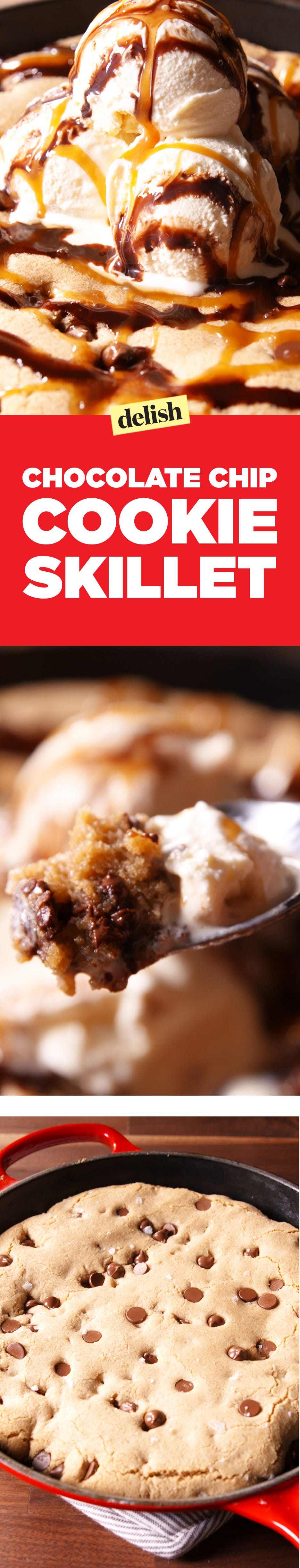 Chocolate Chip Cookie Skillet Pinterest