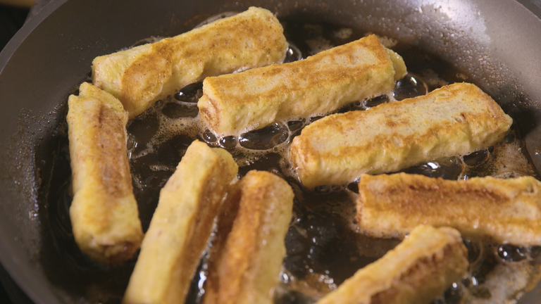 Cooking French Toast Dippers Video - How to Video French Toast Dippers