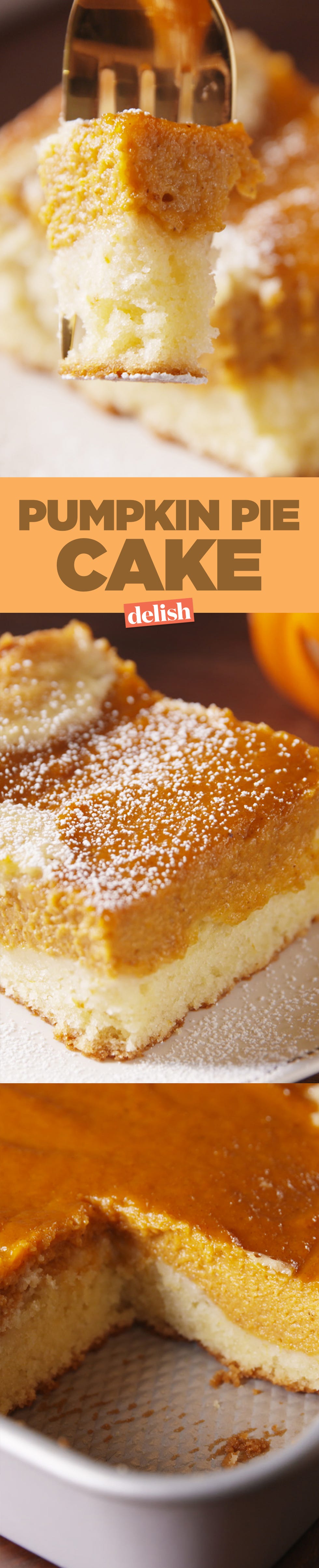 Pumpkin Pie Cake Pinterest