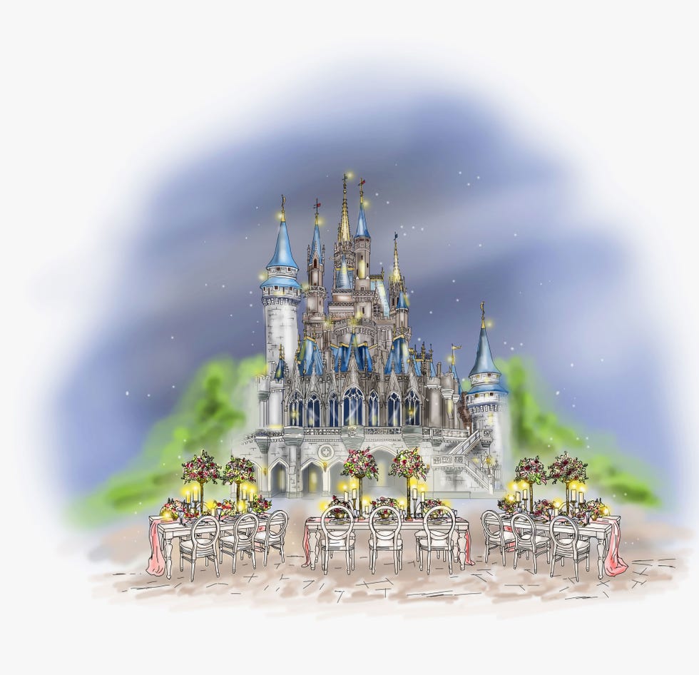 Landmark, Spire, Art, Paint, World, Castle, Medieval architecture, Painting, Art paint, Classical architecture, 