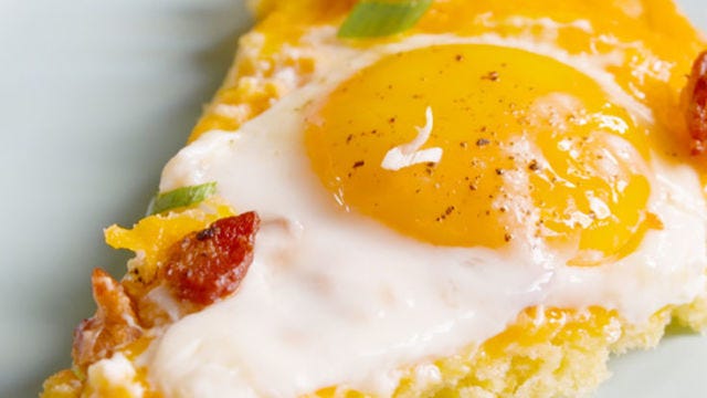 preview for This Cornbread Breakfast Pizza Is The Breakfast You Never Knew You Needed!