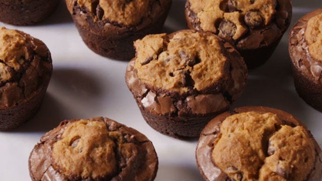 preview for This Is What Happens When Pumpkin Cookies And Fudge Brownies Join Forces