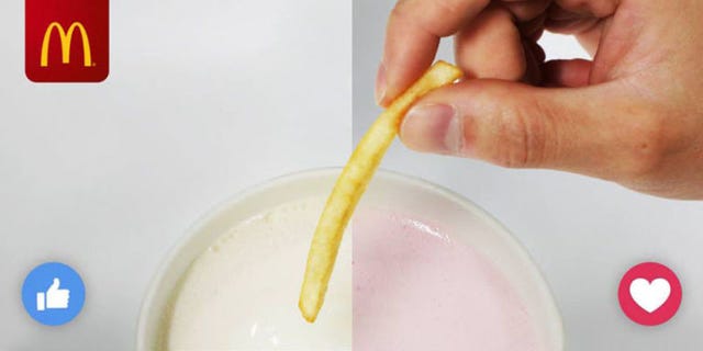 McDonald's French Fries Milkshakes