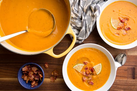 Bacon–Sweet Potato Soup Recipe