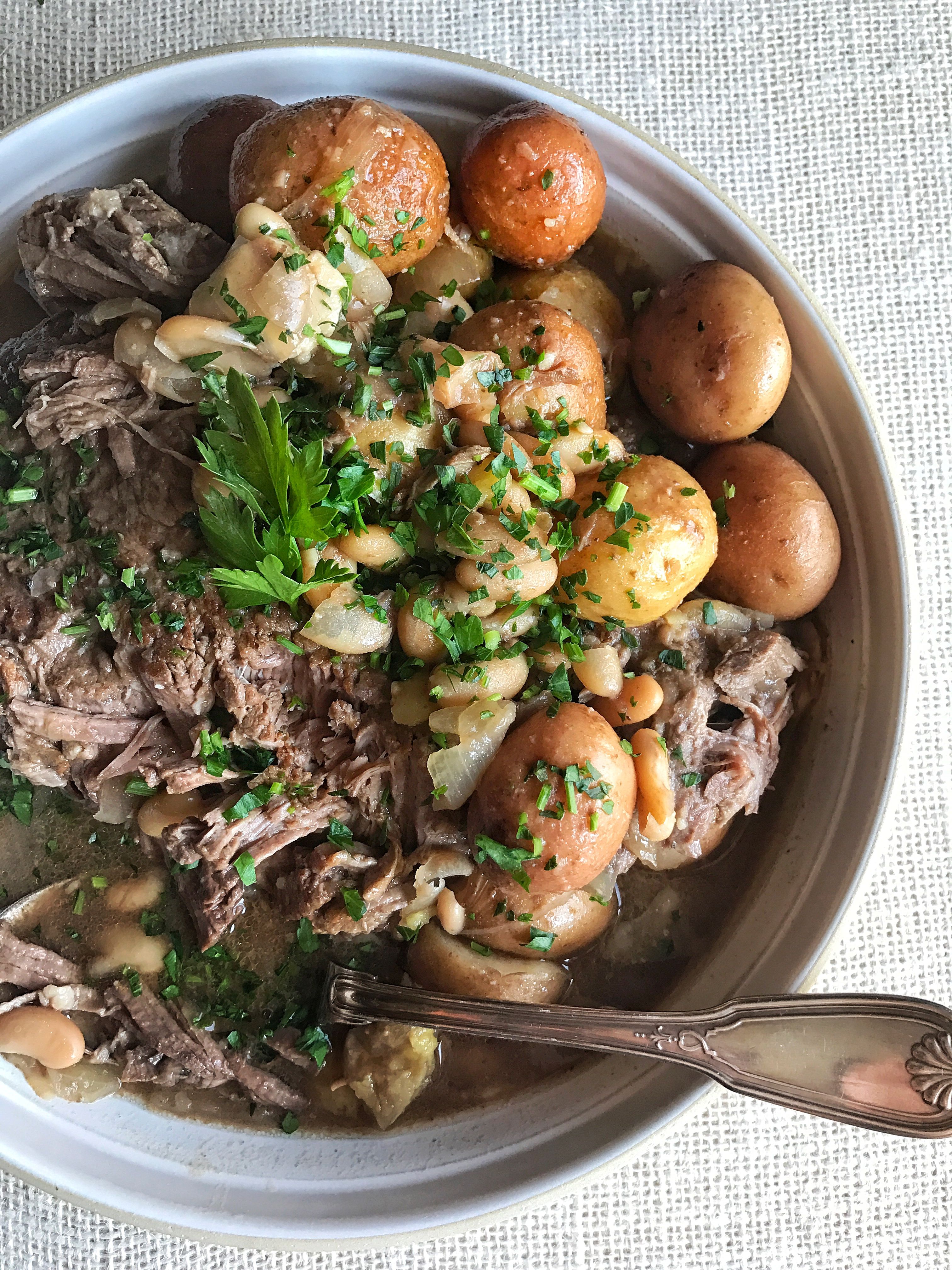 Slow-Cooker Pot Roast and Potatoes-image