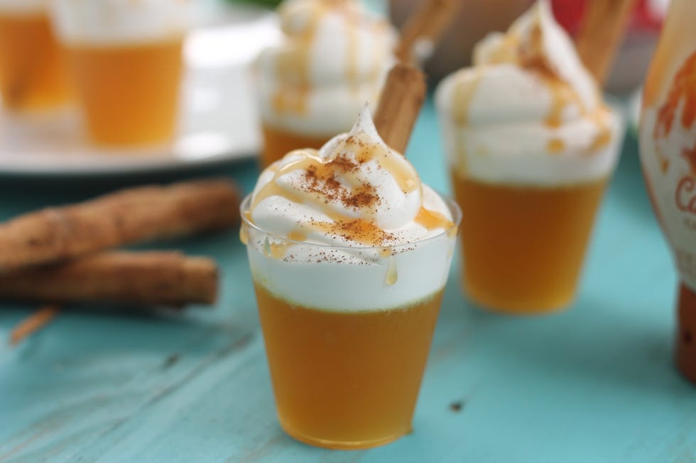 butterscotch apple cider jello shots