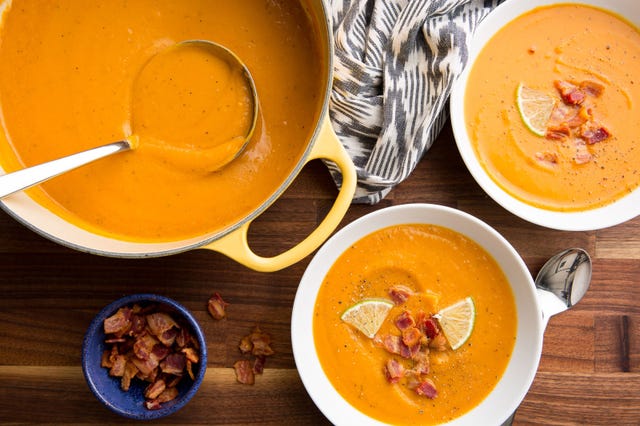 Bacon–Sweet Potato Soup Recipe