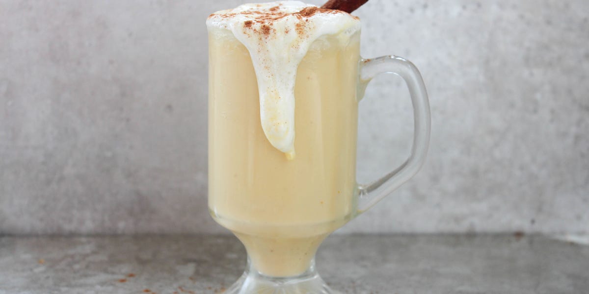 Pumpkin Spice Eggnog White Hot Chocolate